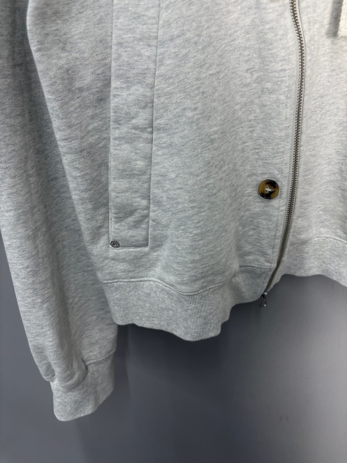 세터 테오 코튼 올데이 멜란지 그레이 후드집업 A3731 상품이미지4