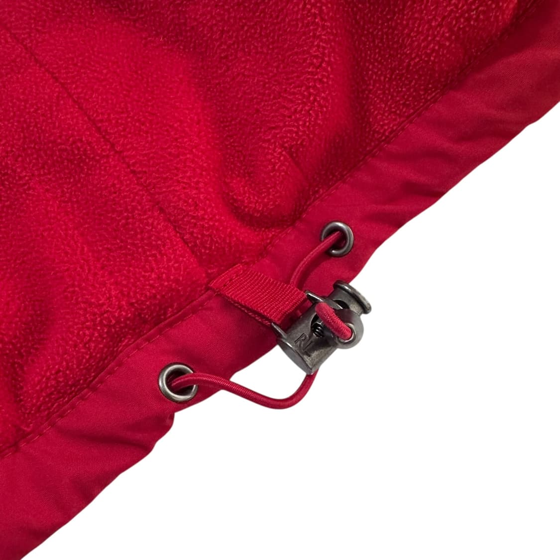 폴로 랄플로렌 나일론 쉘 플리스 레드 봄버 자켓 상품이미지5