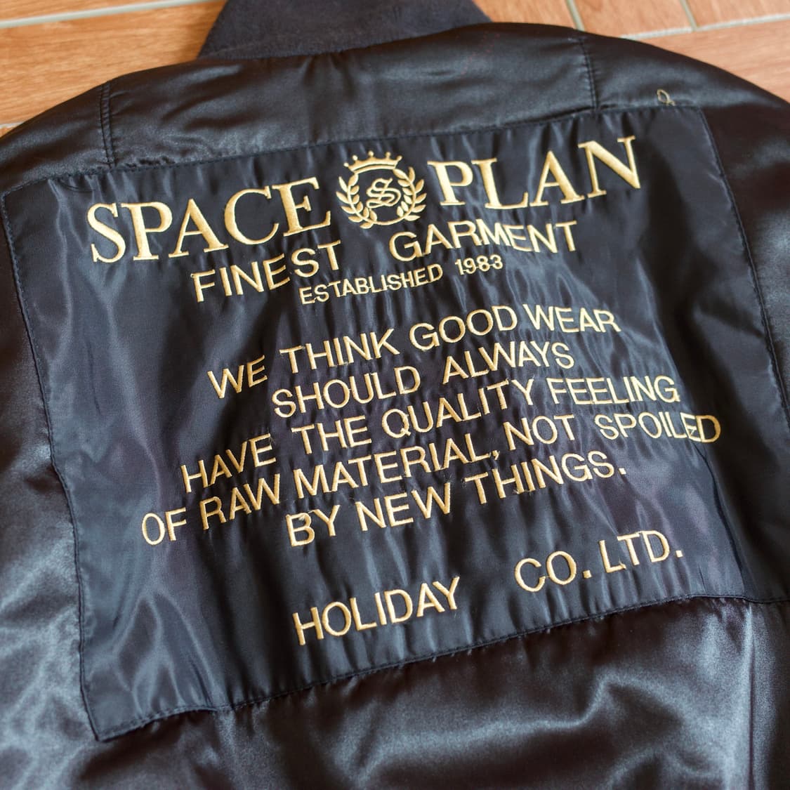 90‘s Space plan reversible flight bomber 상품이미지8