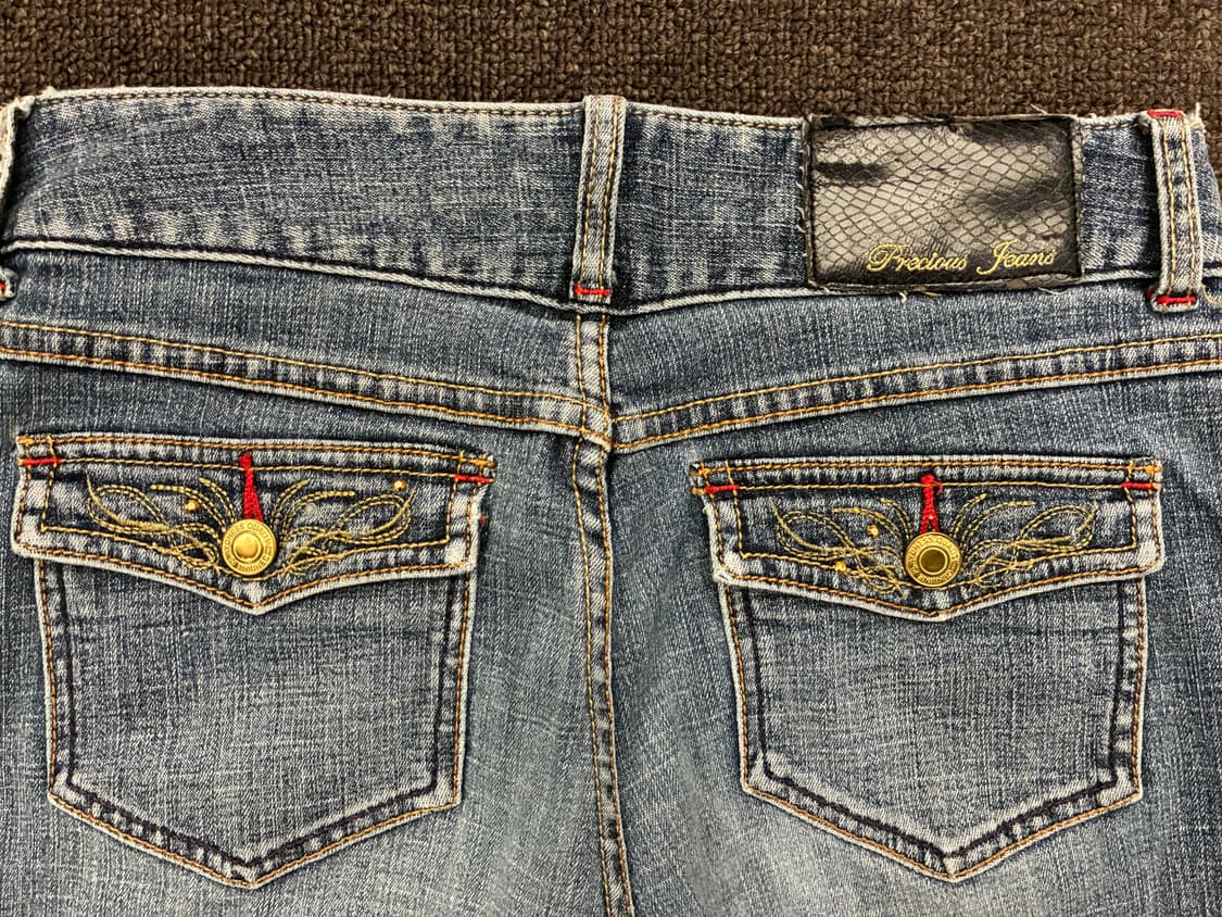 67)Precious Jeans 빈티지 여성 포켓 자수 데님팬츠 상품이미지8