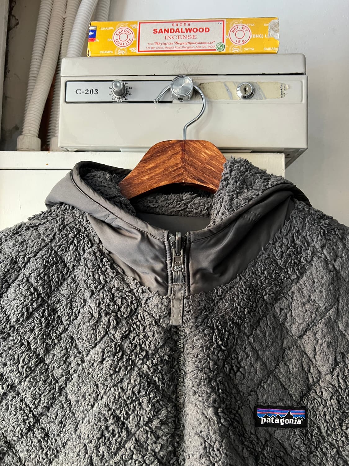 [M]파타고니아 Rhythm 리듬 그레이 플리스 리버시블 베스트 상품이미지3