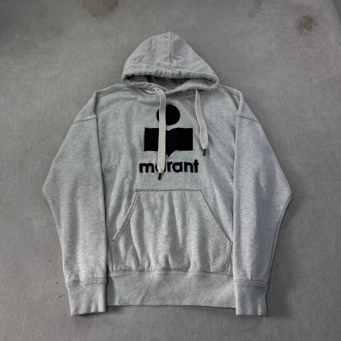 100 이자벨마랑 빅로고 후드티 상품이미지1