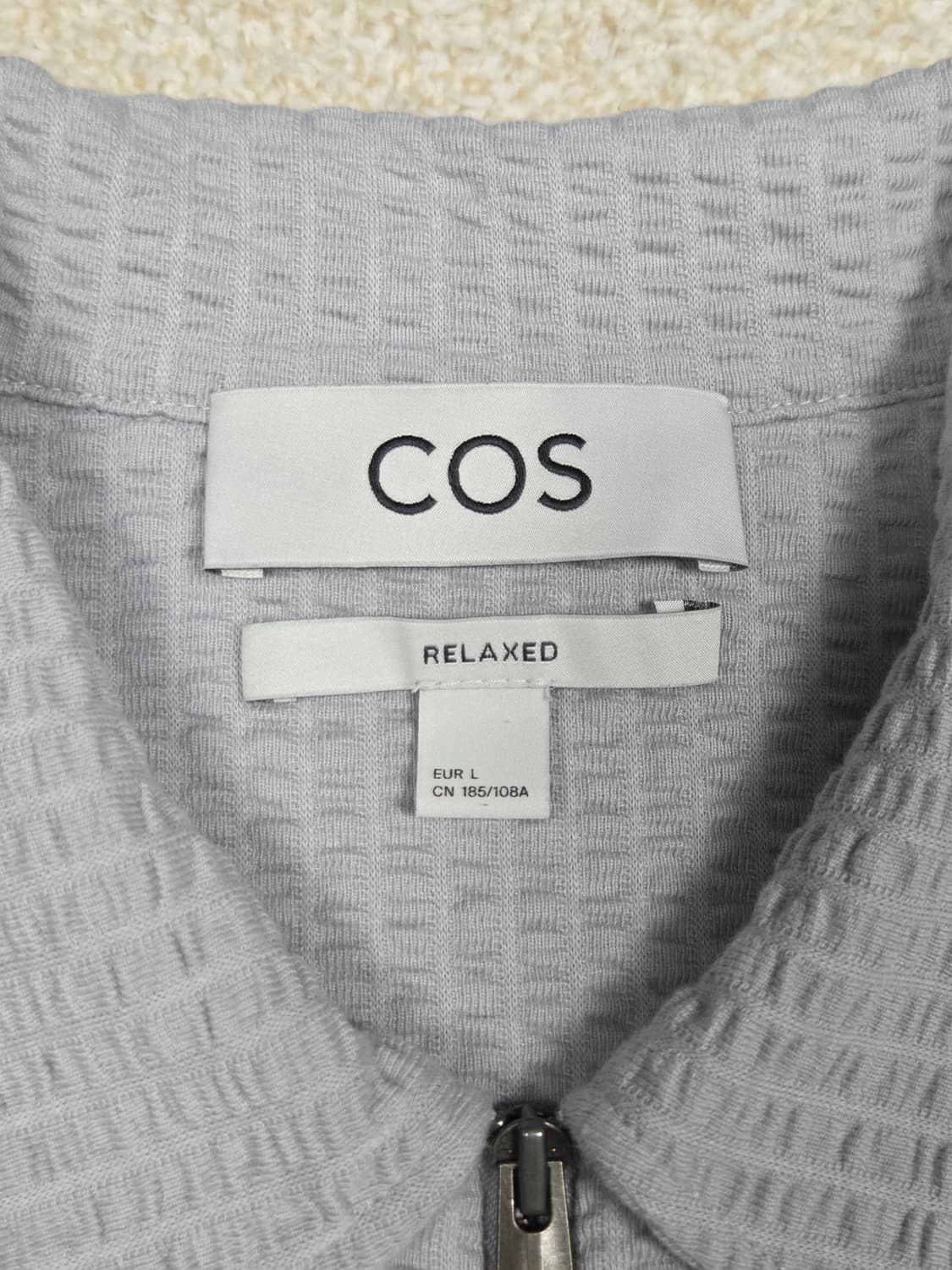 [COS] 텍스처드 지퍼 업 셔츠 | S00129 상품이미지3