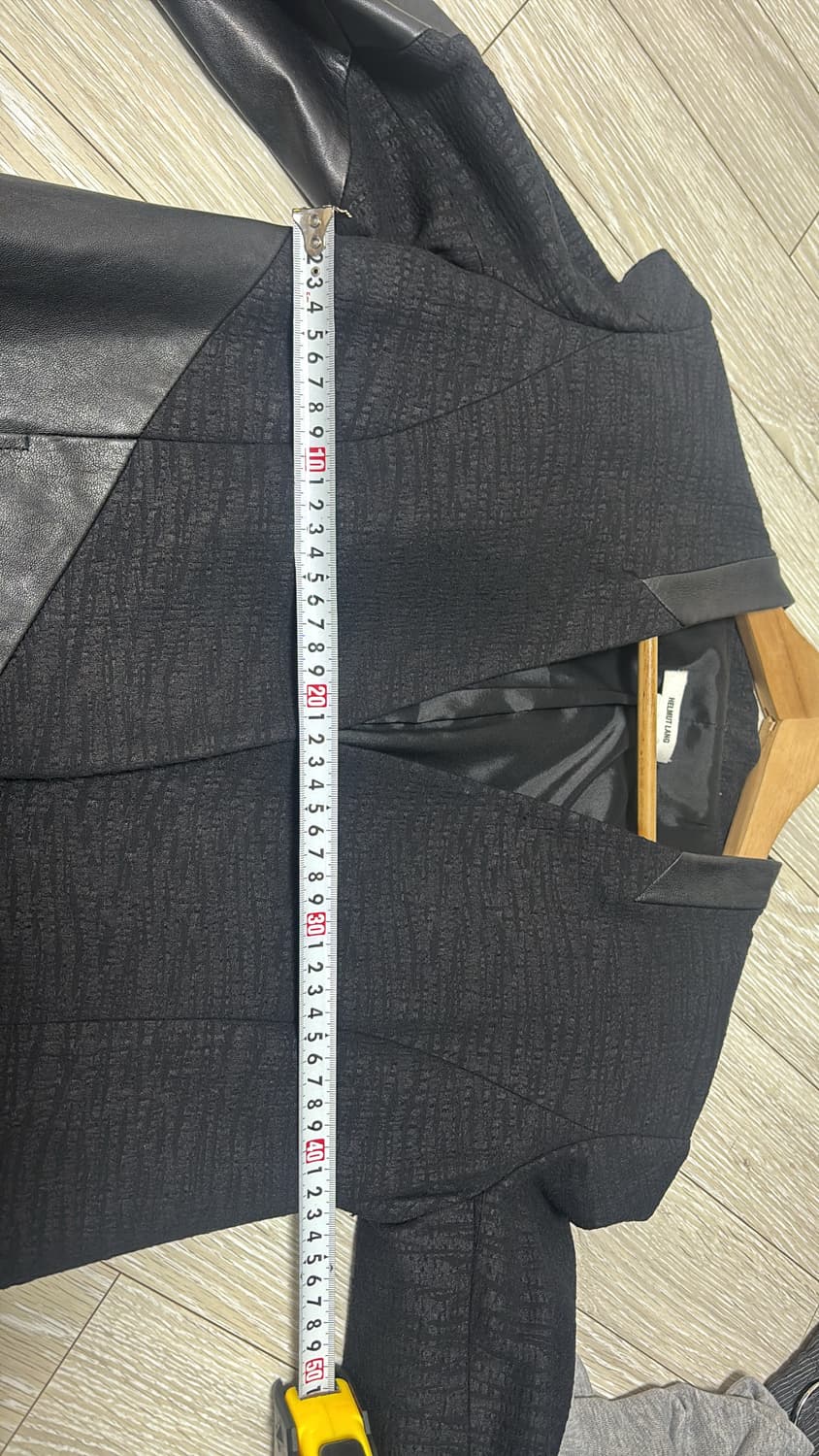 헬무트랭 레더카라 울 트위드?.? 블레이저 2사이즈 상품이미지9