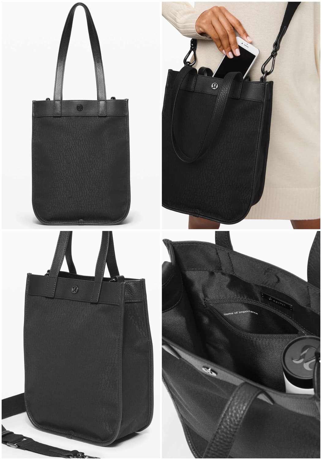 룰루레몬 100%소가죽 크로스 겸 숄더백 가방 상품이미지1