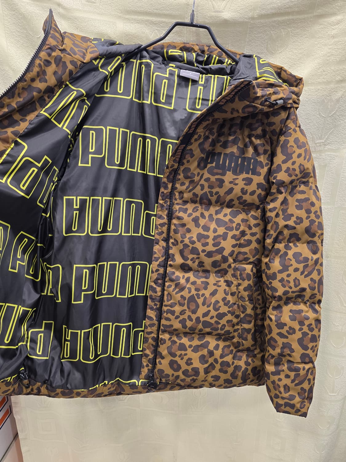 거의새거) 푸마 레오파드 패딩 점퍼 M (66) 상품이미지8