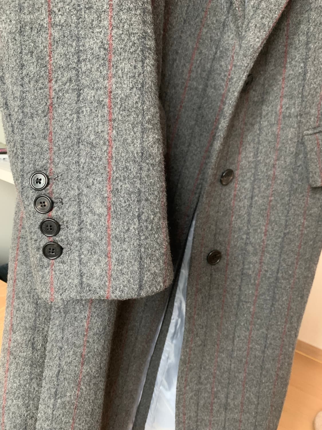 럭키슈에뜨 스트라이프 코트 상품이미지9