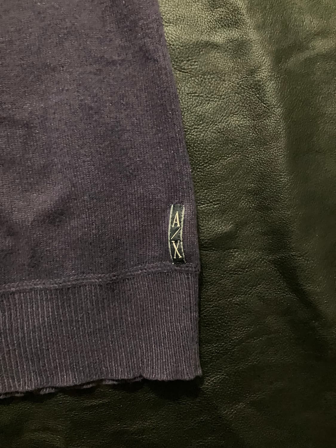 00s 조르지오 아르마니 EXCHANGE 코튼 캐시미어 니트 베스트 상품이미지4