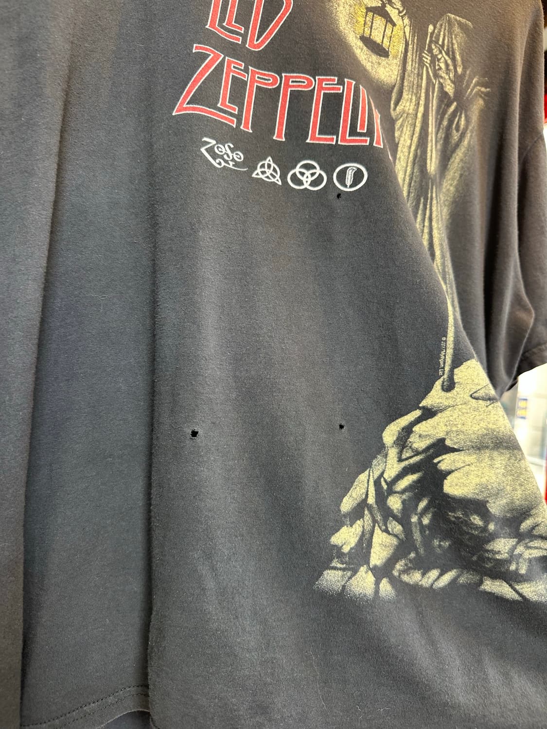 레드 제플린 Led Zeppelin 락밴드 프린팅 티셔츠 상품이미지4