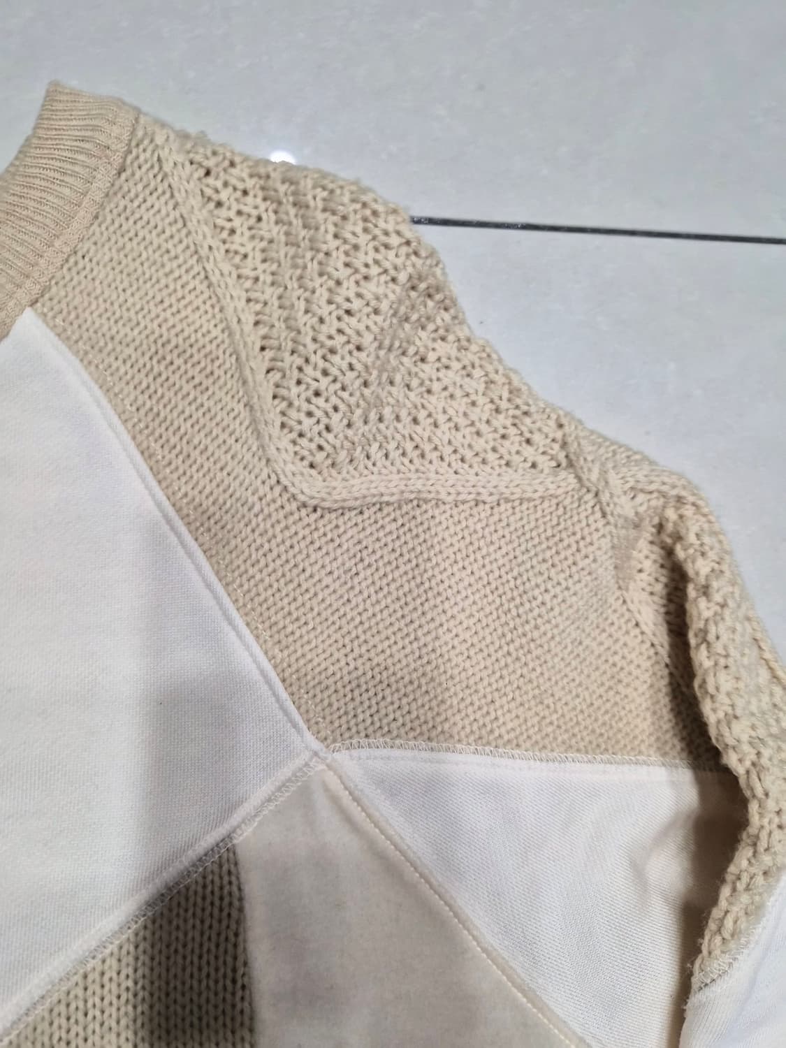 쥬시쥬디 배색니트 상품이미지3