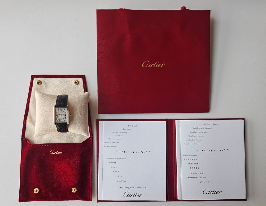 까르띠에 탱크솔로 스몰 스틸 상품이미지8