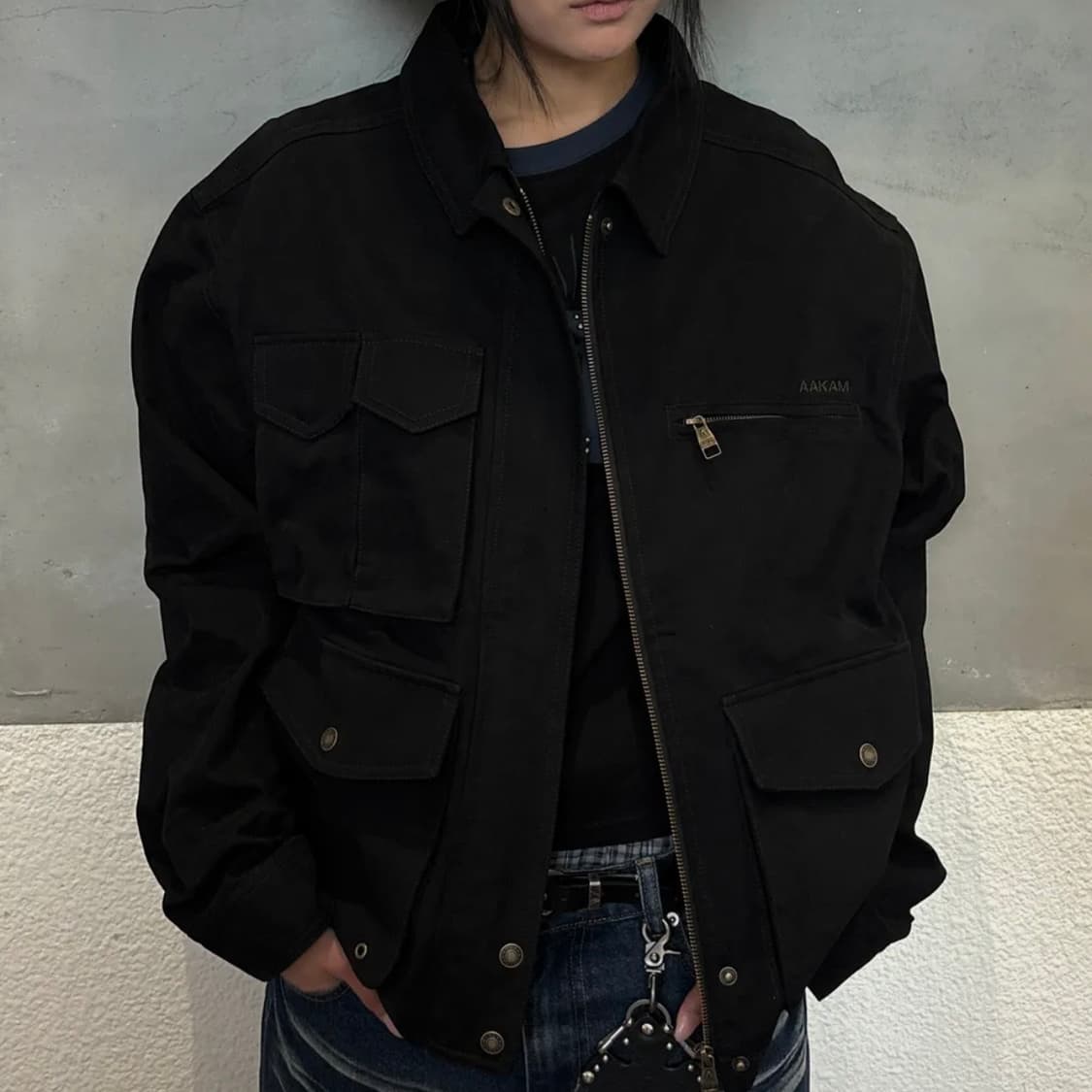 아캄 Cotton Utility Jacket (2, 사이즈 교환!!) 상품이미지2