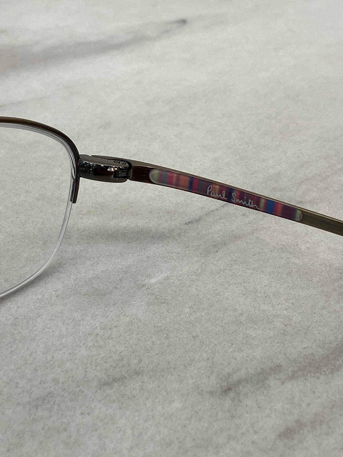 폴 스미스 Paul Smith 엔틱 황동 소프트 스퀘어 반무테 상품이미지8