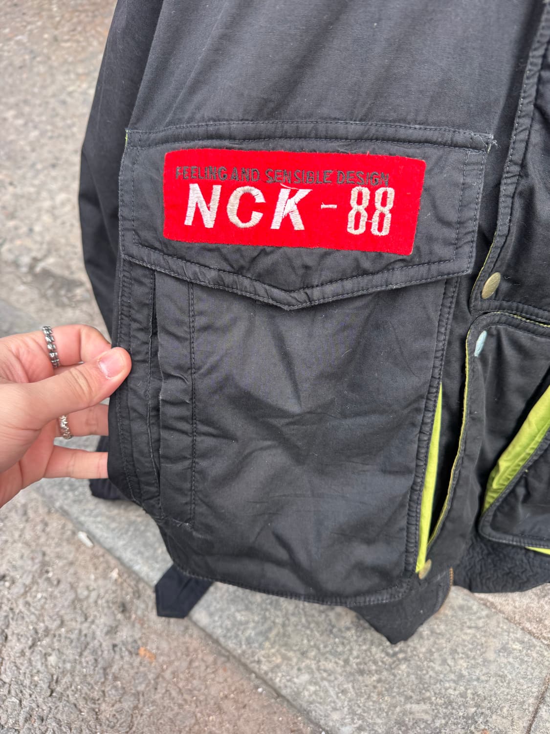 Gleeman 패치 레이싱 봄버자켓  상품이미지7