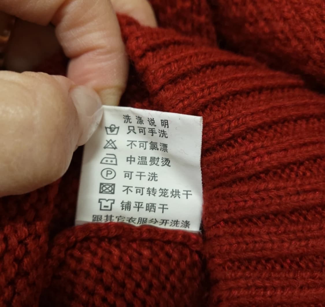 폴로 랄프로렌 레드 하프집업 니트 ~66 상품이미지7