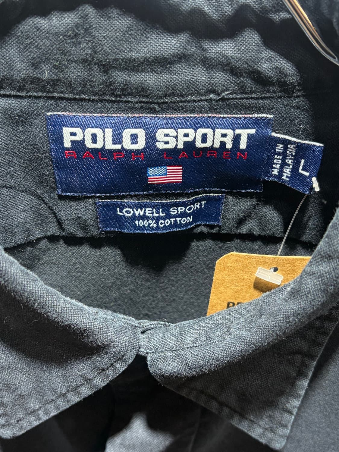 L 폴로랄프로렌 원포켓 로웰 스포츠 블랙 셔츠 상품이미지5