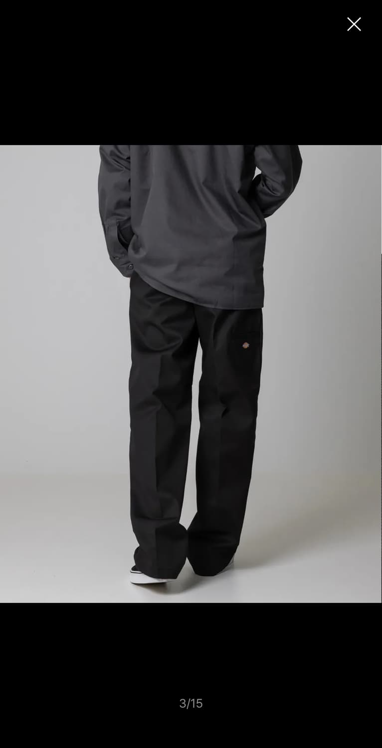 디키즈 더블니 85283 34x30 블랙 새제품 상품이미지2