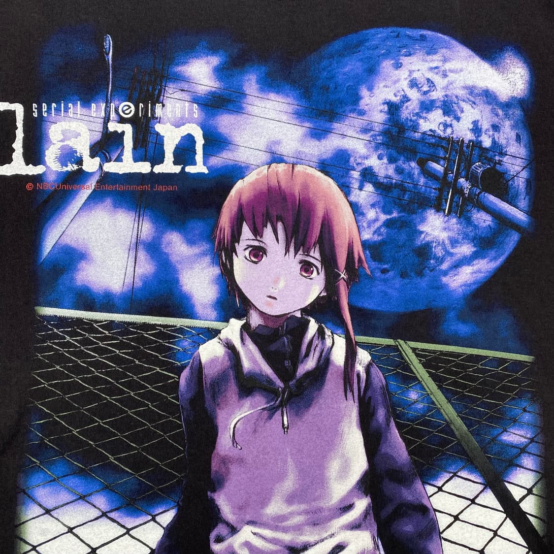 긱스룰 시리얼 익스페리먼츠 레인 오피셜 애니메이션 티셔츠 상품이미지5