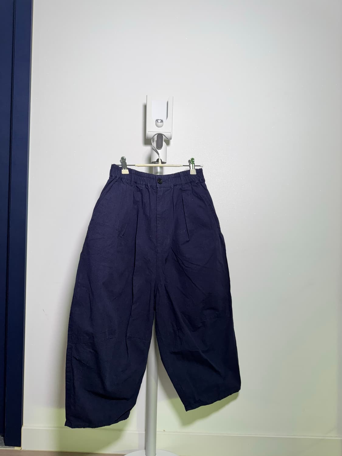 빈티지 아메카지 남색 와이드핏 팬츠 상품이미지2