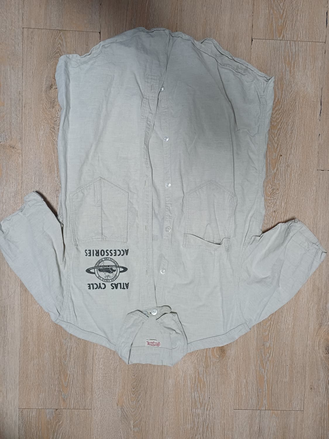 프리휠러스 "ATLAS CYCLE

CO." 반팔 셔츠 17사이즈 상품이미지1