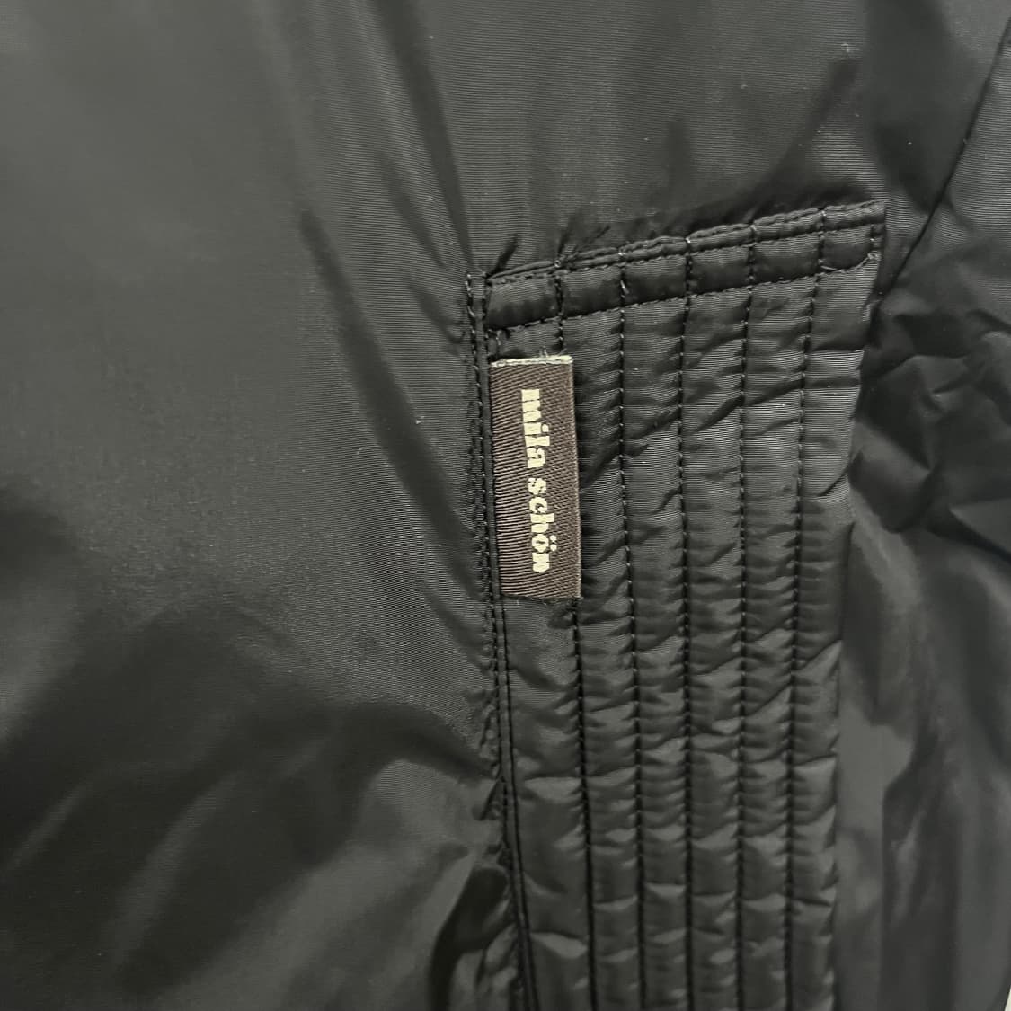 밀라숀 블랙 롱 패딩 점퍼 여/L 상품이미지4