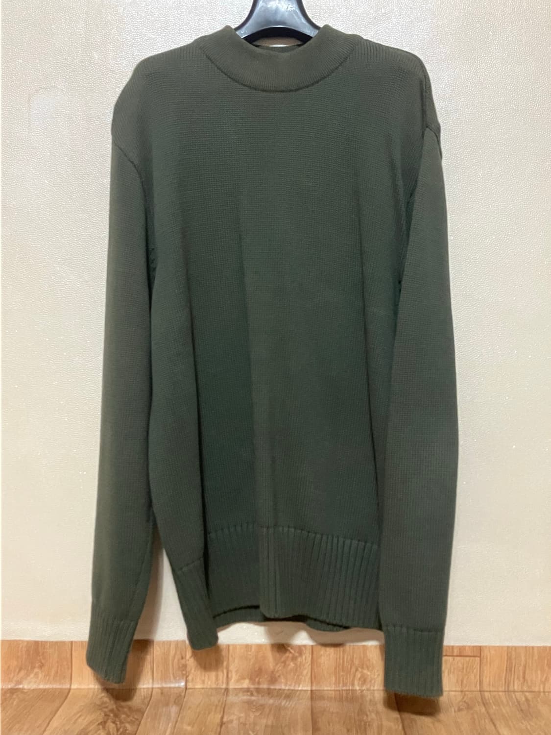 유니폼브릿지 - us navy 모크넥 니트 (올리브) 상품이미지1