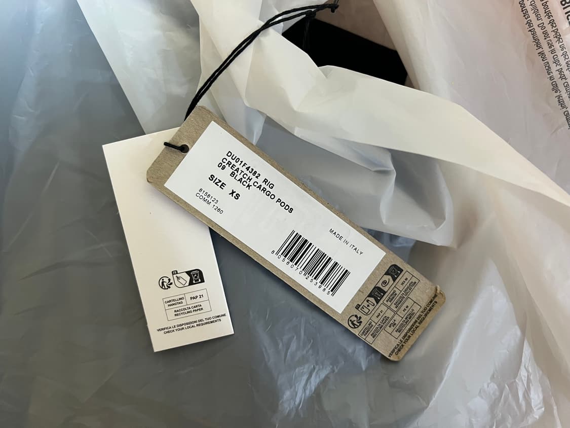 [XS] 릭오웬스 태권도 쇼츠 RIG 크리치 카고 상품이미지2