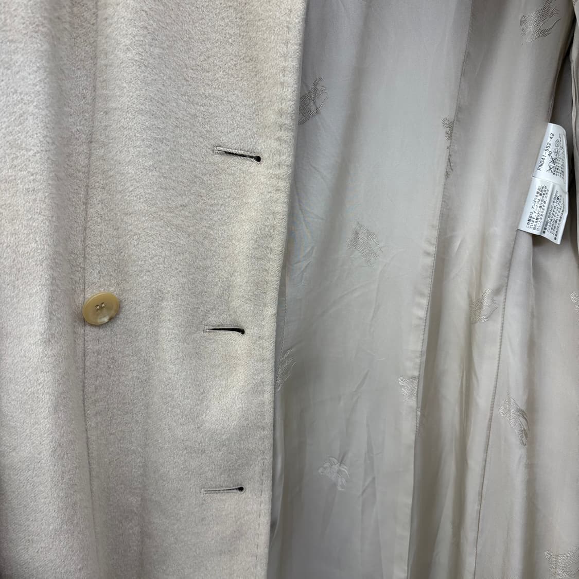 버버리 베이지색 플레어 코트 여s 상품이미지5