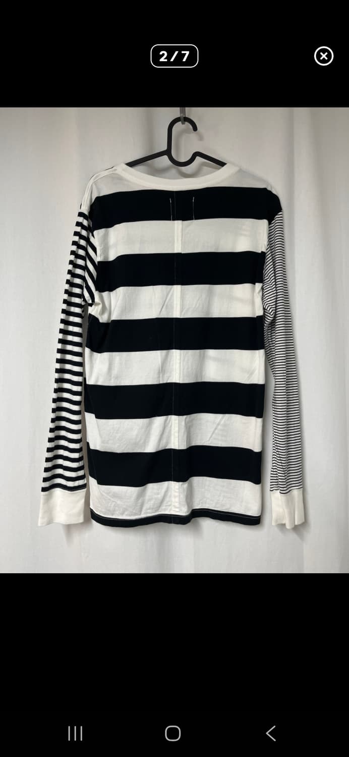 타카히로미야시타 더솔로이스트 21ss 멀티 스트라이프 티 상품이미지2