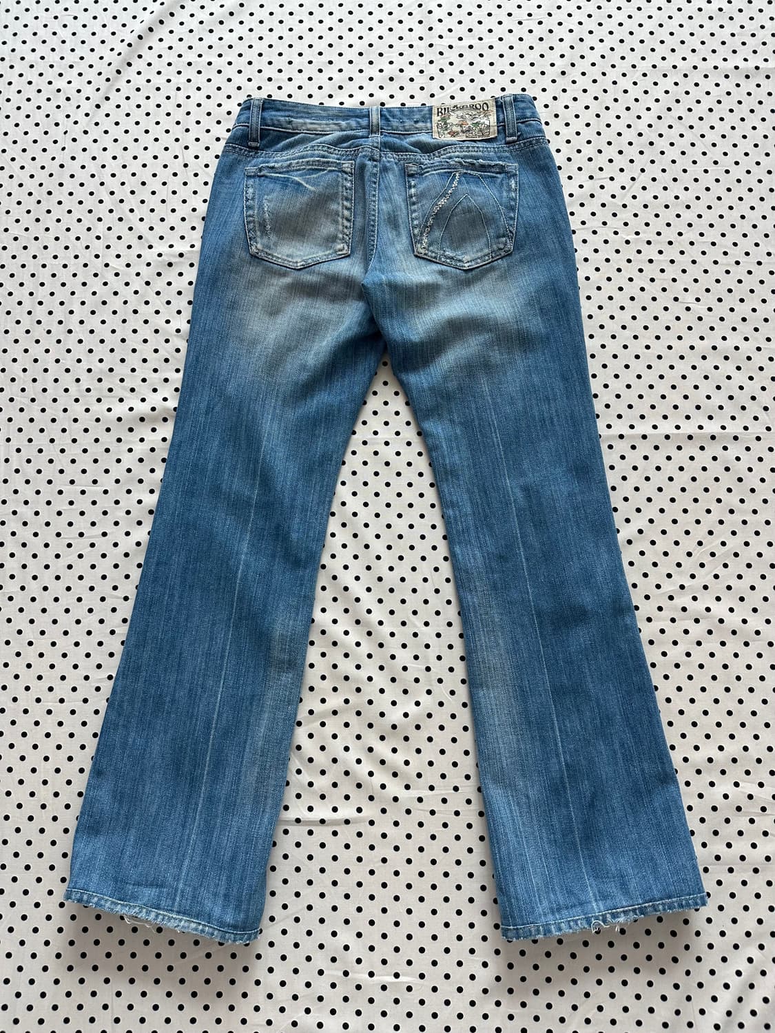 버커루 부츠컷 데님팬츠 y2k 펑크 상품이미지4