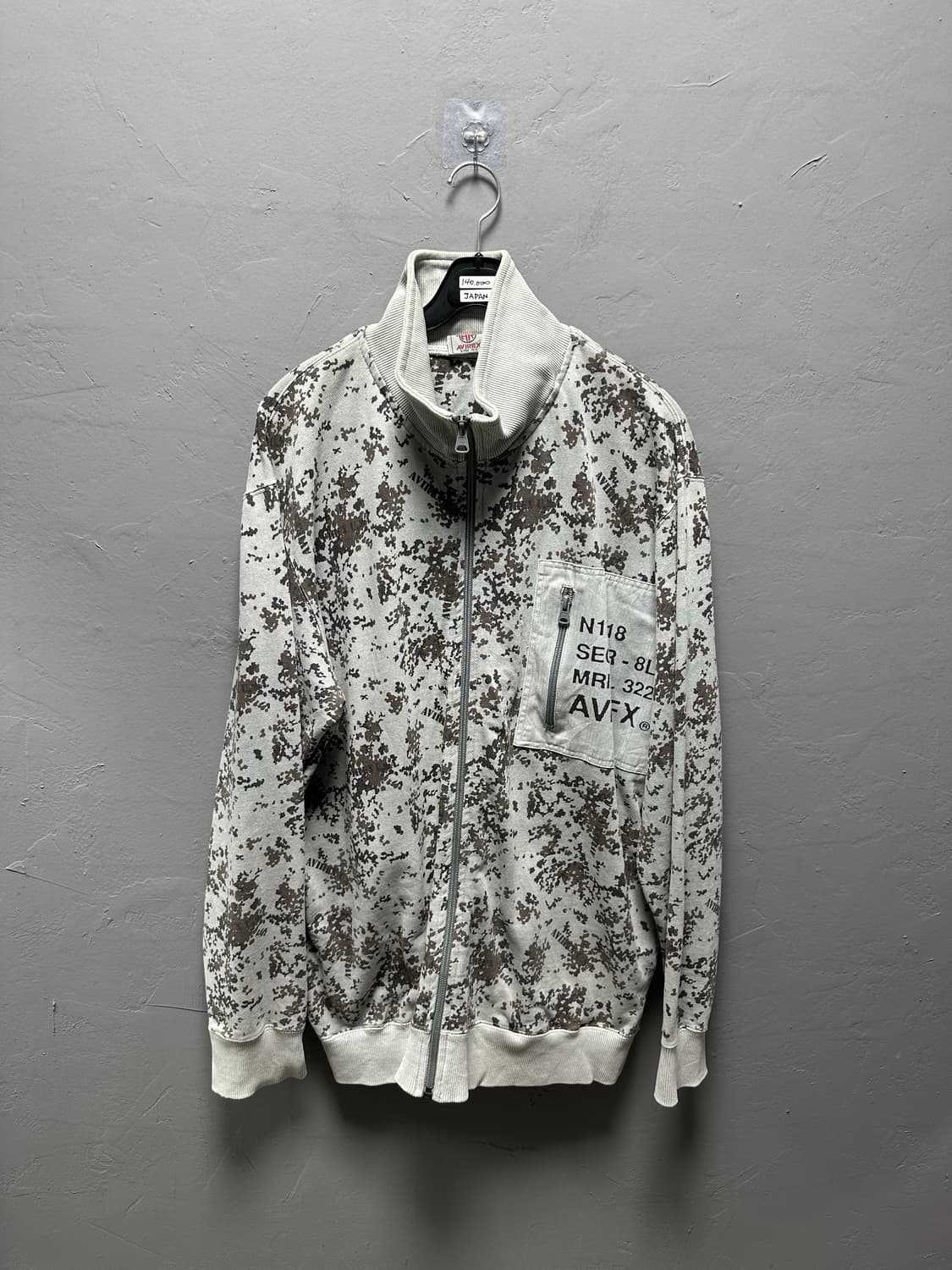 avirex 아비렉스 밀리터리 집업 상품이미지1