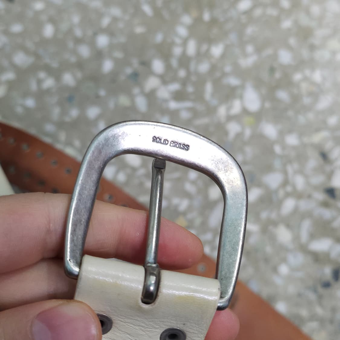 SOLID BRASS 가죽 벨트 상품이미지7