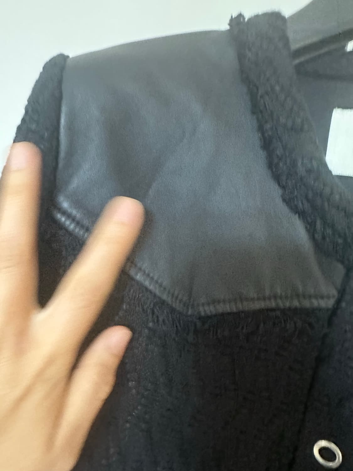 IRO 이로  여성 트위드 리얼양가죽  포인트  자켓 -66사이즈 상품이미지5