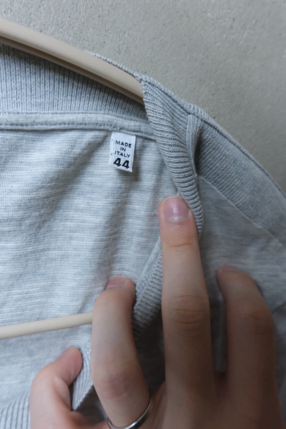 Maison margiela 헨리넥 반팔 티셔츠 44 상품이미지4