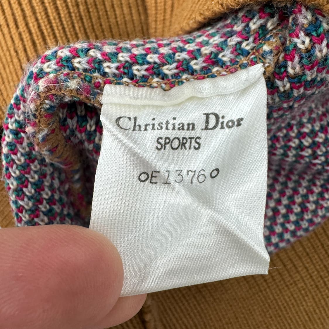 크리스찬 디올 스포츠 제팬 에스닉 니트 상품이미지5