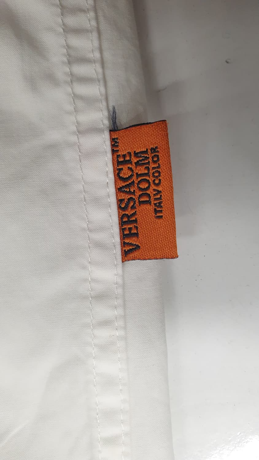 Versace Dolm 자수면 셔츠 L 상품이미지8