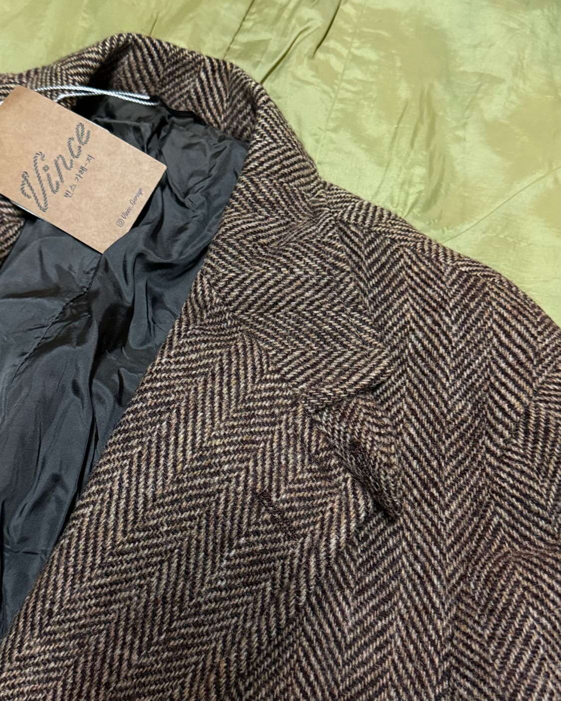 60-70‘s 해리스트위드 헤링본 트위드 울 자켓 41 상품이미지2