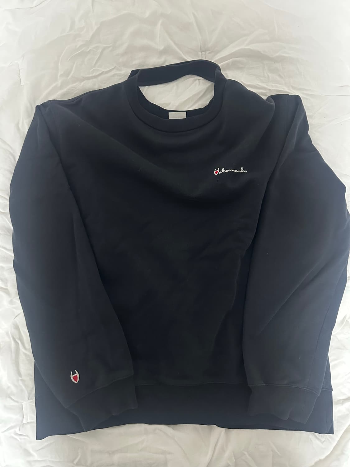 [S] 16SS 베트멍 x 챔피온 메탈로고 리버시블 스웻셔츠  상품이미지2