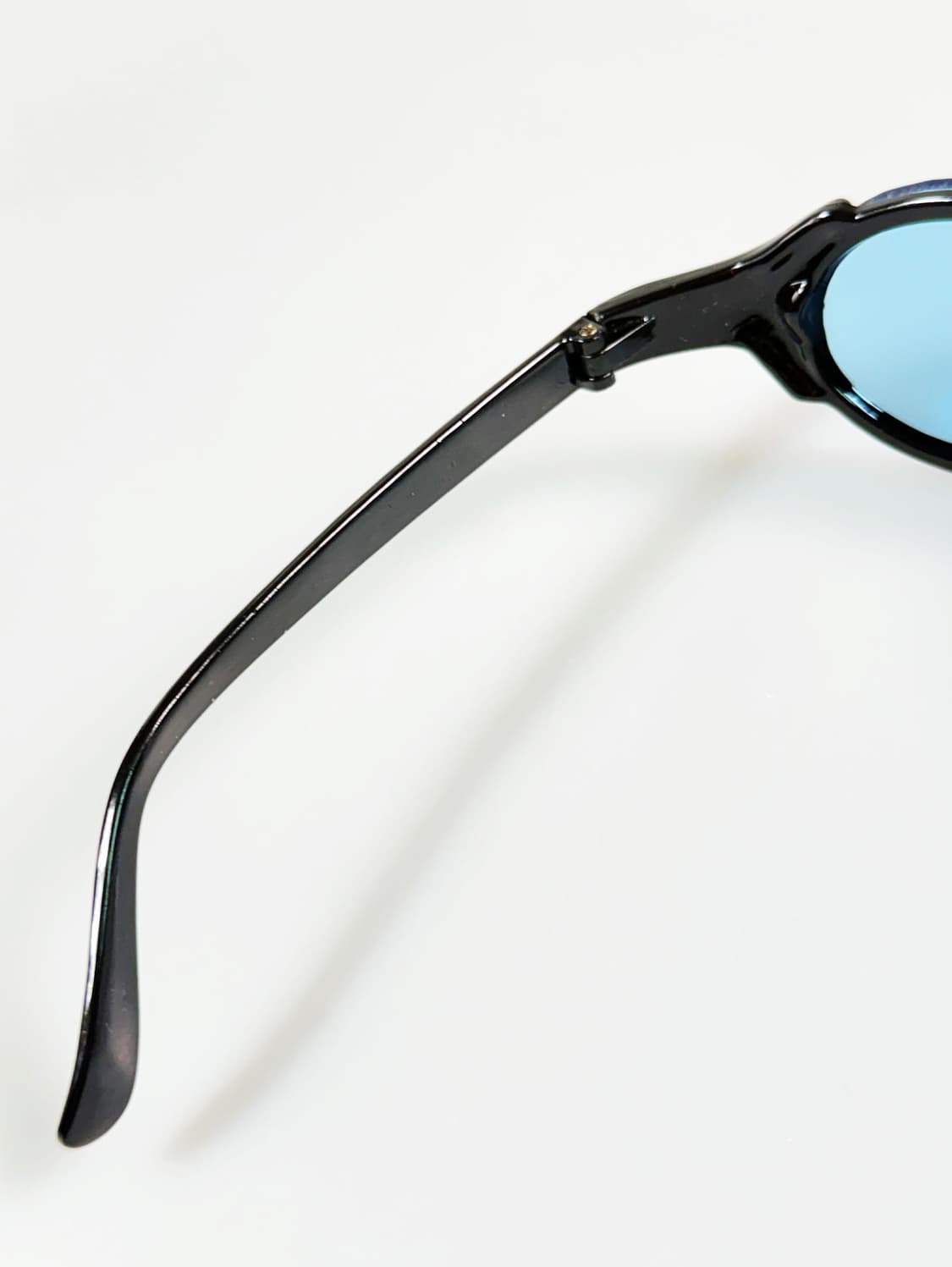 90s OXYGEN 블랙 오벌 랩 어라운드 틴트 빈티지 선글라스 상품이미지7