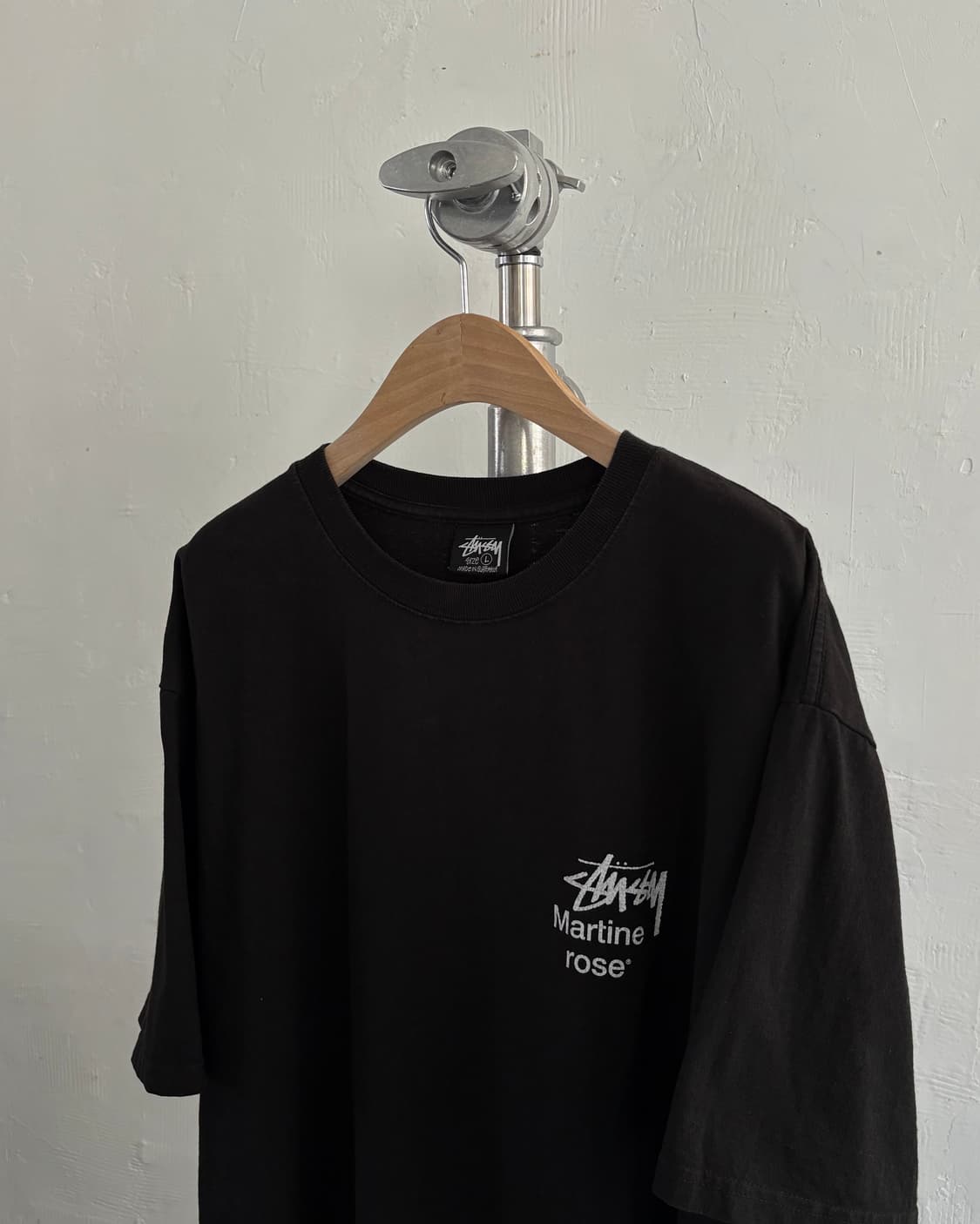 Stussy 스투시 x 마틴로즈 블랙 티셔츠 상품이미지2