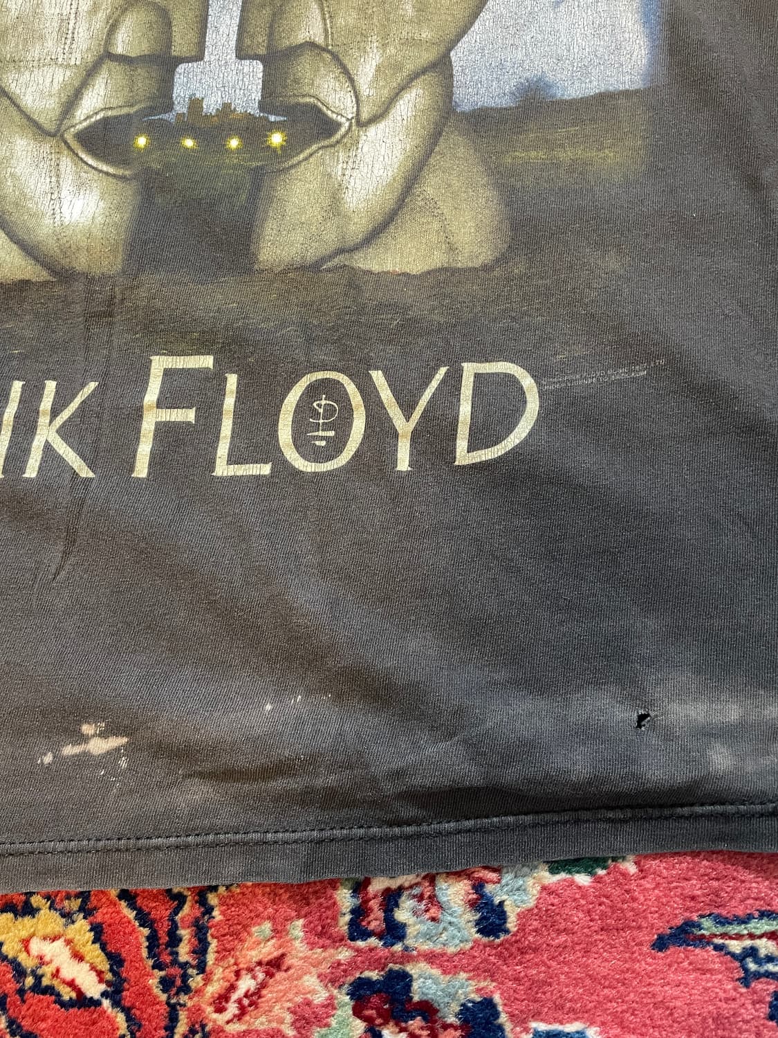 90s 1994 Pink Floyd 핑크 플로이드 북미 투어 셔츠 상품이미지4