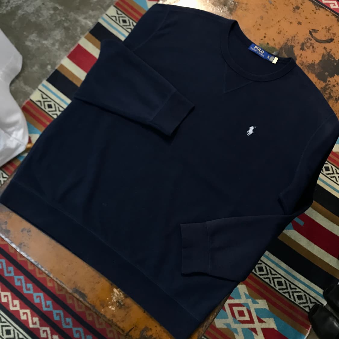 폴로랄프로렌 네이비 기모 스웨트셔츠 맨투맨 남성 115 빅사이즈 상품이미지2