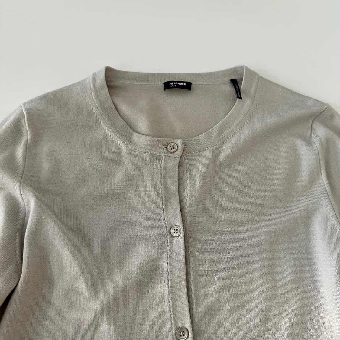 질샌더 네이비 jil sander navy 칠부 가디건 상품이미지3