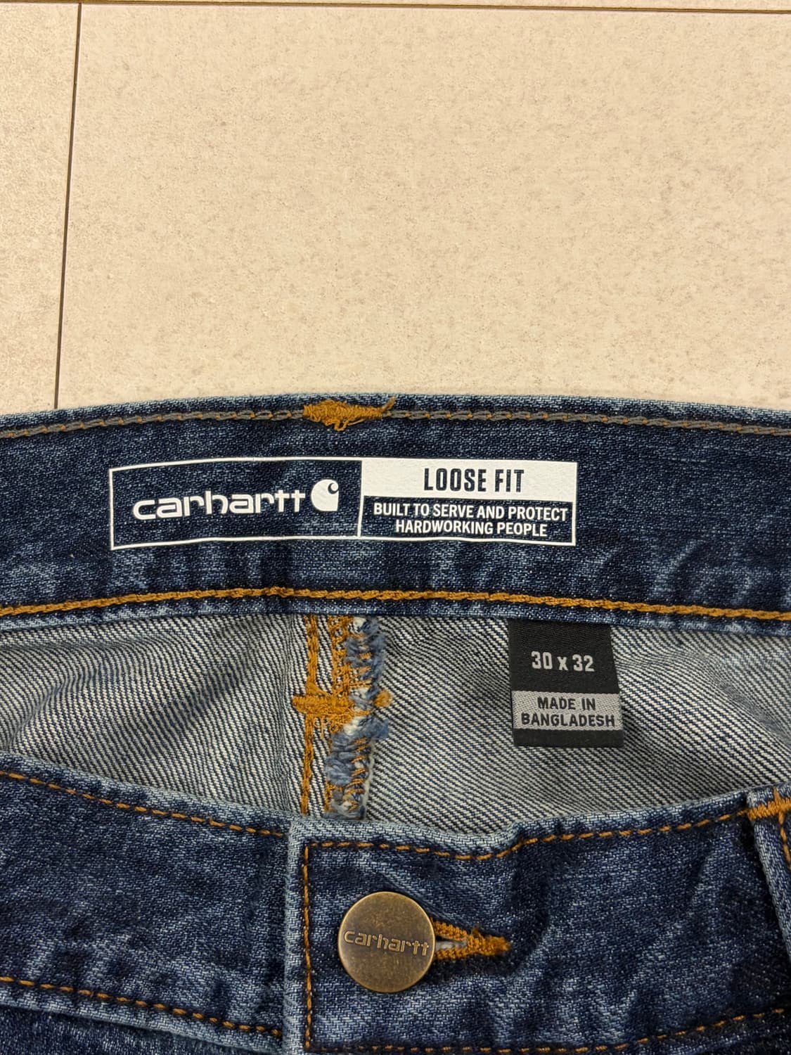 Carhartt Carpenter Pants Loose Fit 30*32 상품이미지4