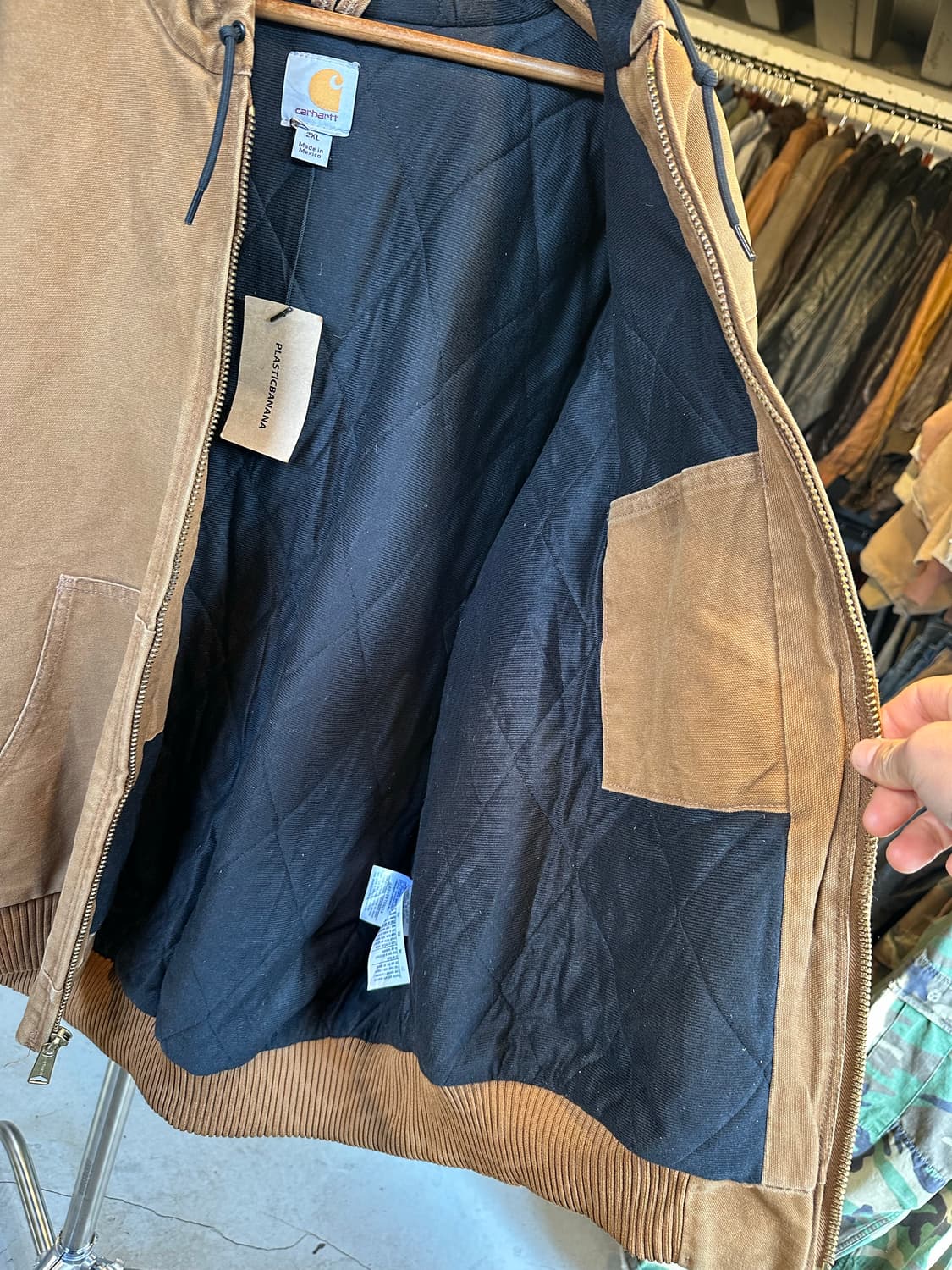 칼하트 덕 액티브 후드 워크 자켓 상품이미지9