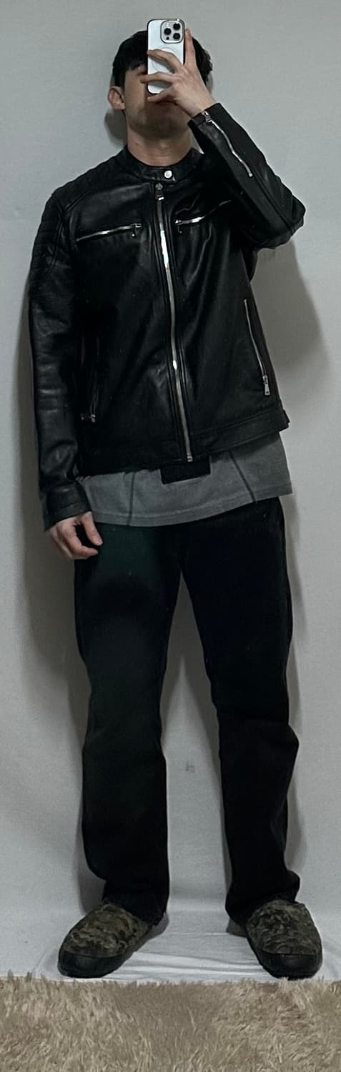 자라 쉽스킨 바이커자켓 상품이미지6