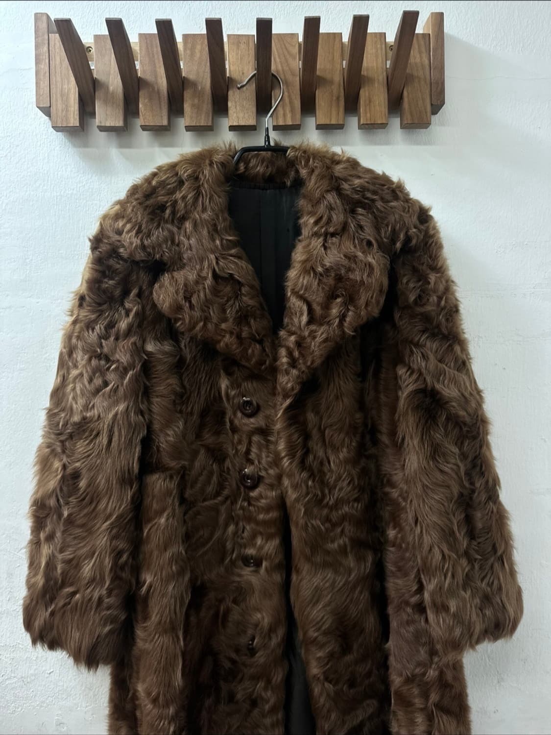 Real Shearling 100% 리얼 양털 롱 코트  상품이미지2