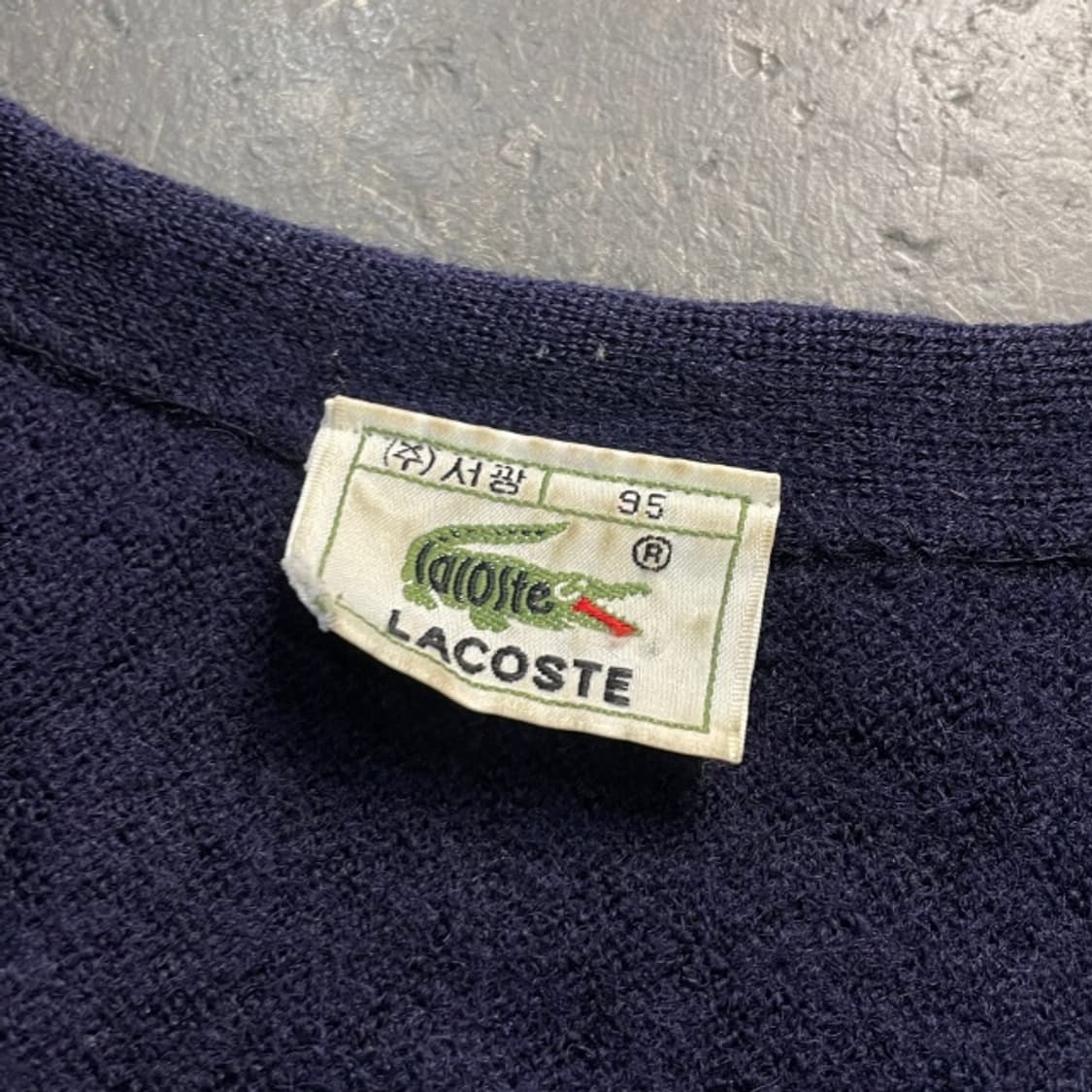 95 라코스테 서광 가디건 상품이미지3