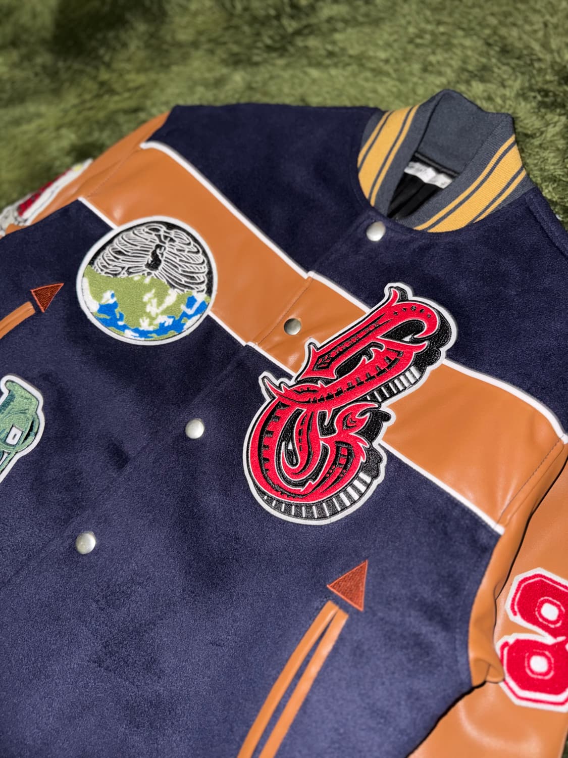 [1] High Gate Japan 하이게이트 패치워크 바시티 자켓 상품이미지2