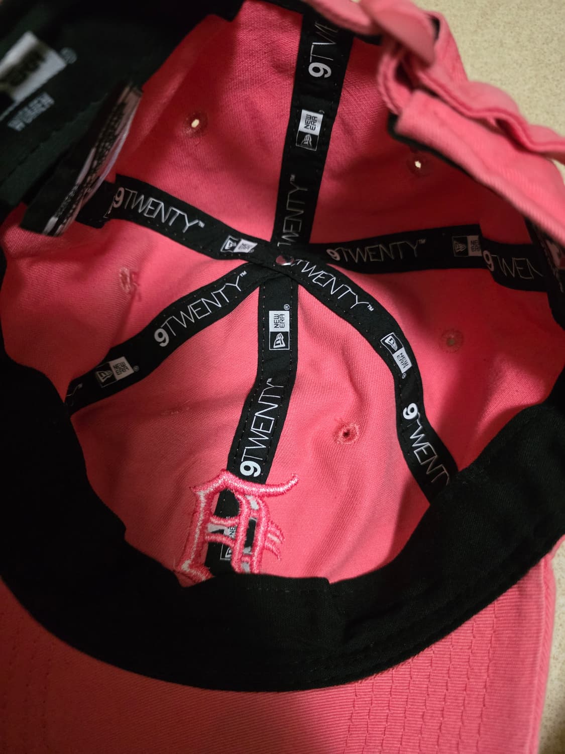 MLB 여성용 디트로이트 타이거즈 핑크 모자 상품이미지3